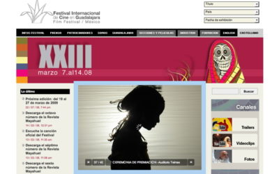 Sitio web Festival Internacional de Cine en Gualajara – FICG