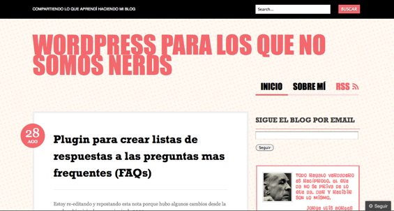 Blog WordPress para los que no somos nerds