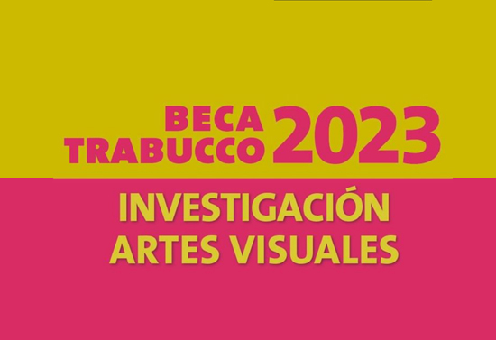 Beca Trabucco 2023 de Investigación Artes Visuales